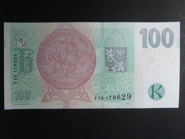 100 Kč 2018 série Y 18