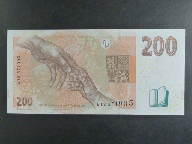 200 Kč 2018 série W 12