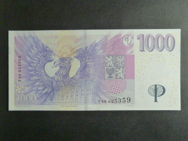 1000 Kč 2008 série T 40