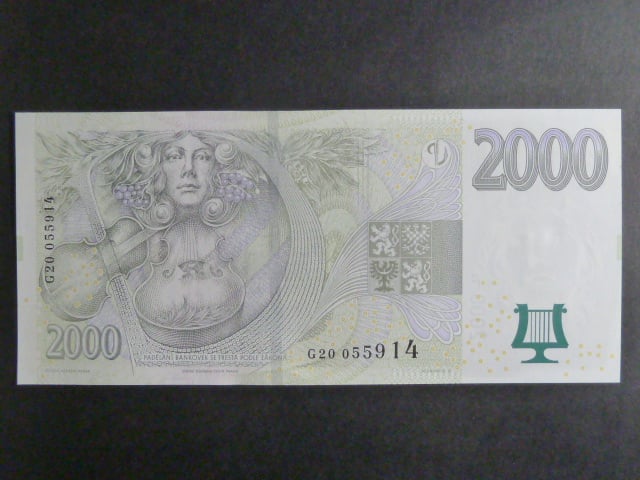 2000 Kč 2007 série G 20
