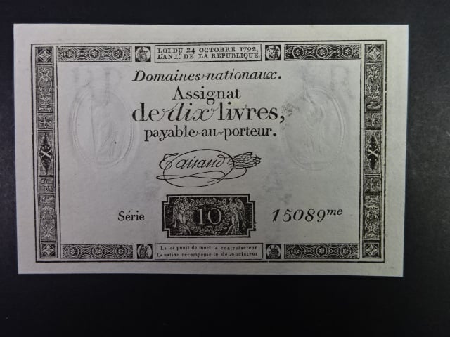 10 Livres 1792, BNB B703a, Pi. A66