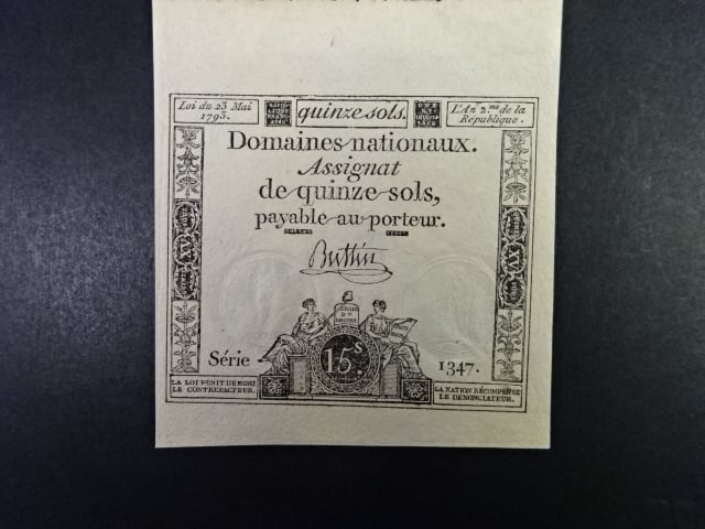 15 Sols 1793, BNB B706b, Pi. A69
