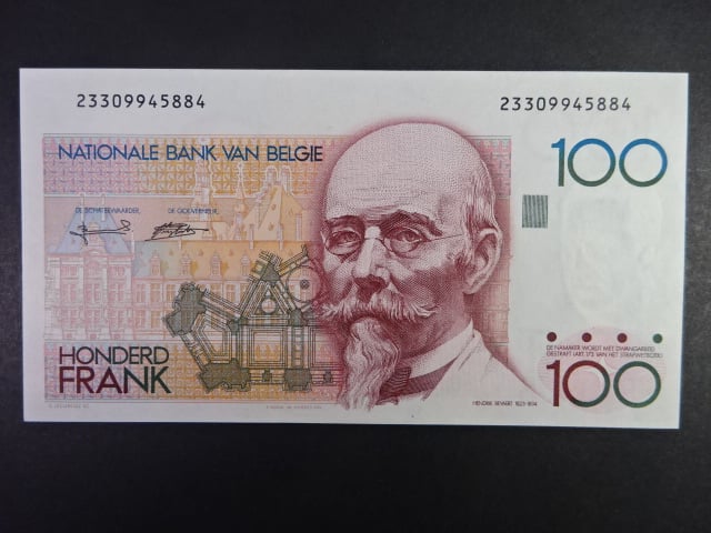 100 Francs 1978, sign. Bertholomé / Verplaetse, BNB. B585i, Pi. 142