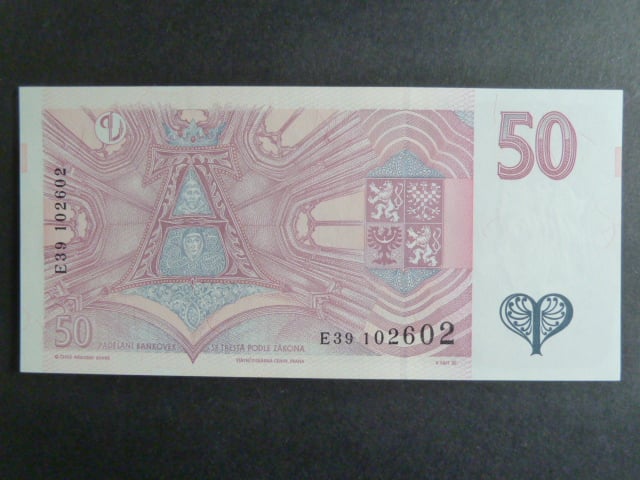 50 Kč 1997 série E 39
