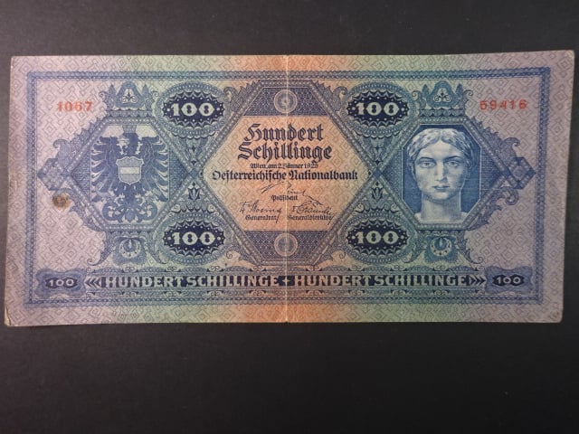 100 Schillinge 2.1.1925, Ri. 228