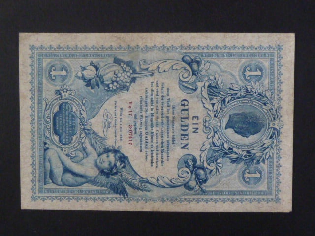 1 Gulden 1.7.1888 série Ye 17, Ri. 147