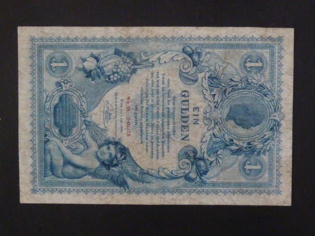 1 Gulden 1.7.1888 série Wb 28, Ri. 147