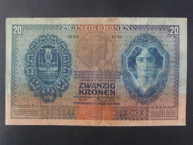 20 K 2.1.1907 série 2193, Ri. 154