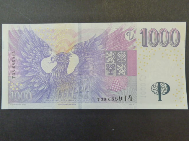 1000 Kč 2008 série T 38