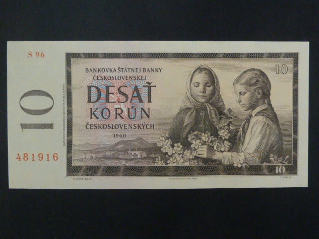 10 Kčs 1960 série S 96, poslední série
