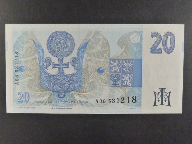 20 Kč 1994 série A 08
