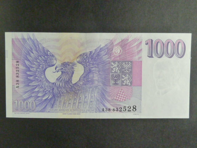 1000 Kč 1993 série A 38