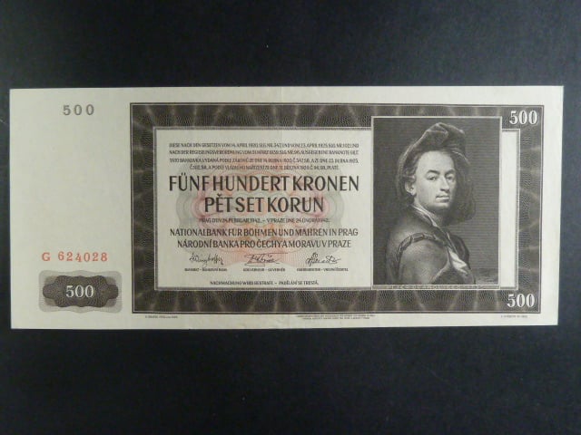 500 K 1942 série G, I. vydání