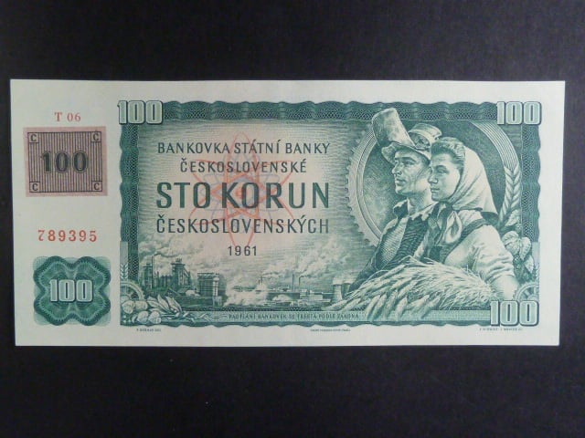 100 Kč 1961/1993 série T 06, kolek