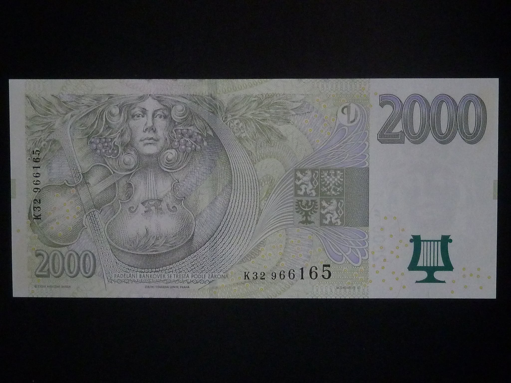 2000 Kč 2007 série K 32