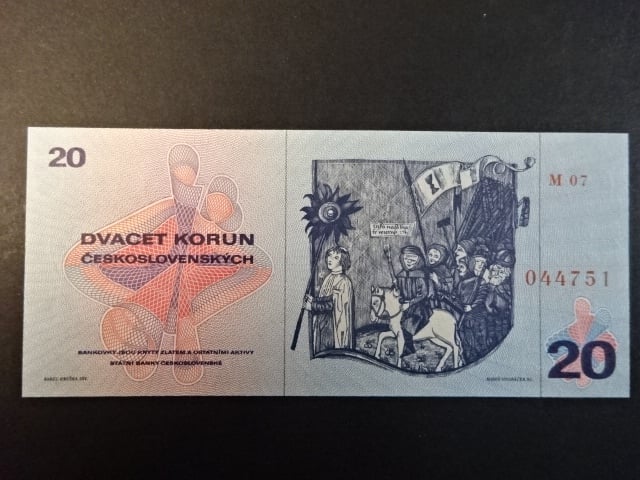 20 Kčs 1970 série M 07