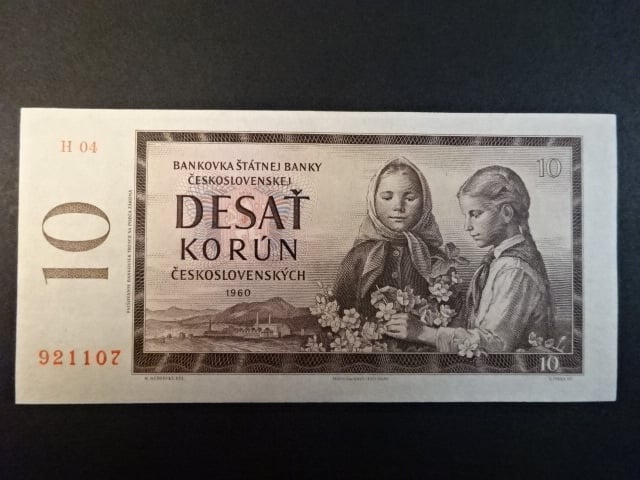 10 Kčs 1960 série H 04