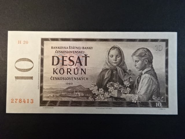 10 Kčs 1960 série H 20