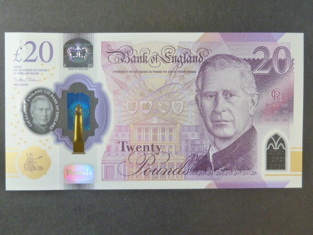 20 Pounds 2023, BNB. B209a, nový portrét