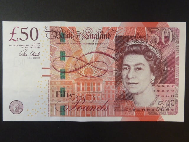 50 Pounds 2011, BNB. B202a Pi. 393