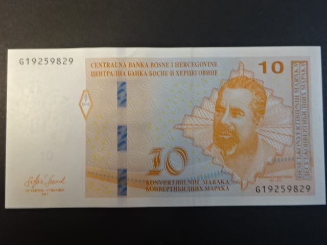 10 Convertible mark 2017 série G, BNB. B224b, Pi. 80