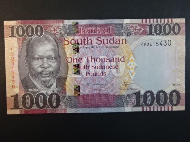 JIŽNÍ SÚDÁN, 1000 Pounds 2023, BNB. B117c