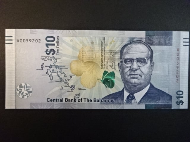 BAHAMY, 10 Dollars 2022, BNB. B356a