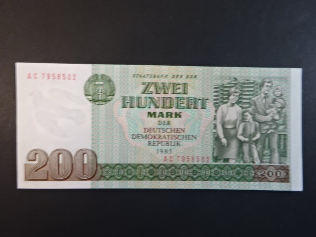 DDR - 200 Mark 1975 série AC, Ro. 364a, Grab. DDR-26a