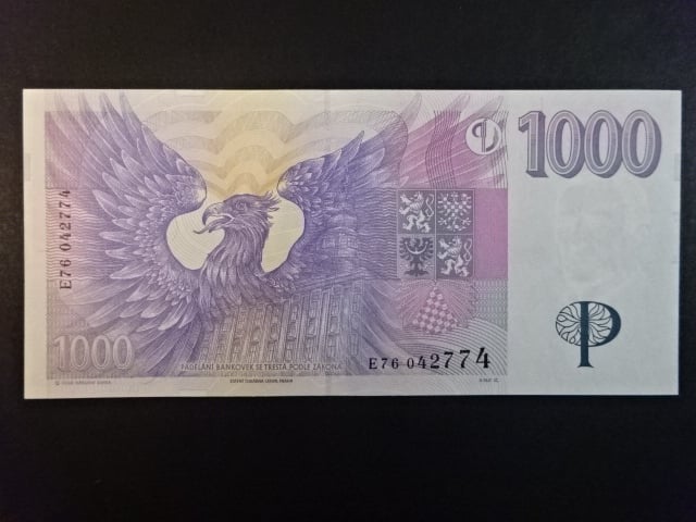 1000 Kč 1996 série E 76
