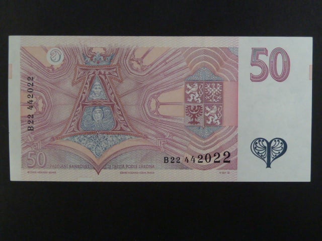50 Kč 1994 série B 22