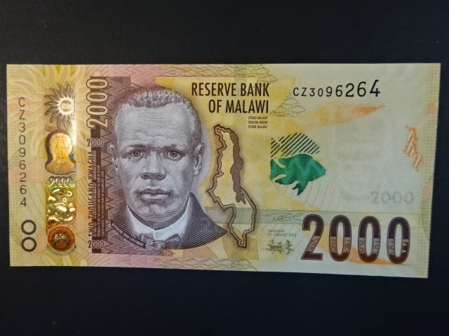 MALAWI, 2000 Kwacha 2022, BNB. B164a