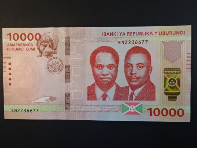 BURUNDI, 10.000 Francs 2022, BNB. B245a