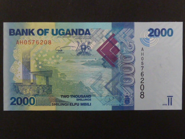 UGANDA, 2000 Shillings 2010, BNB. B155a, Pi. 50
