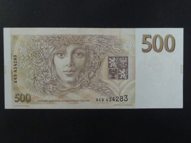 500 Kč 1993 série A 49