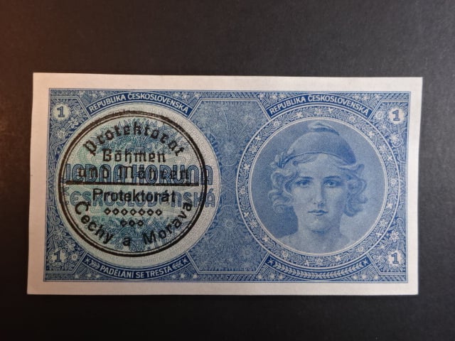 1 K 1938/40 série A 048, strojní přetisk