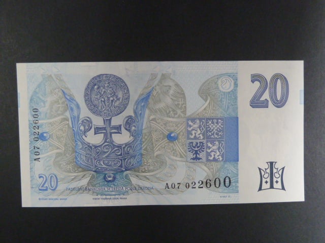 20 Kč 1994 série A 07