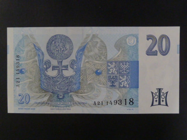 20 Kč 1994 série A 21