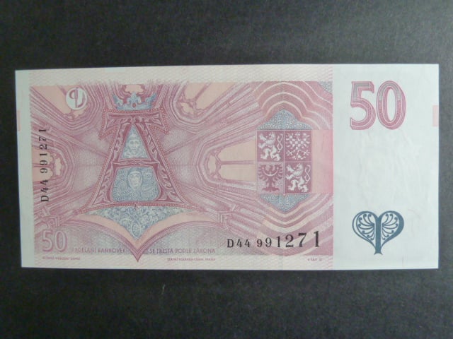 50 Kč 1997 série D 44