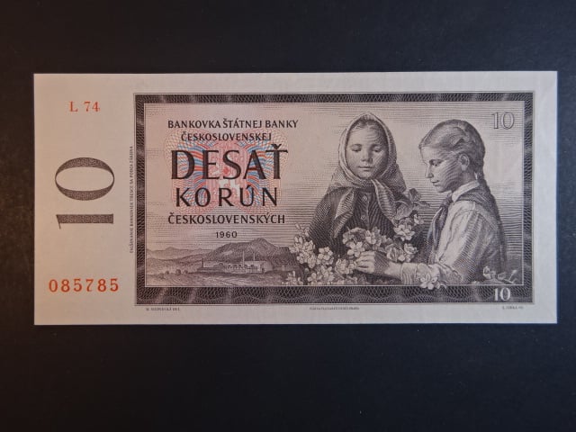 10 Kčs 1960 série L 74