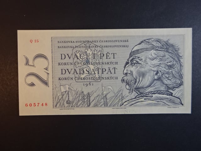 25 Kčs 1961 série Q 25