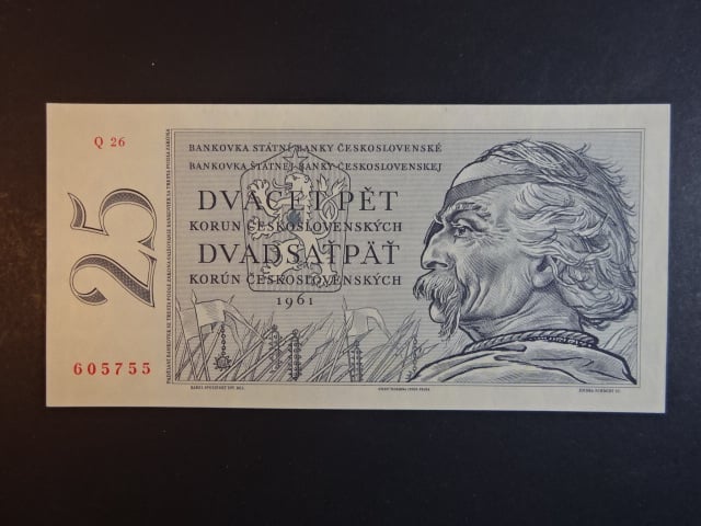 25 Kčs 1961 série Q 26