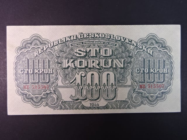 100 K 1944 série HX, číslovač 8