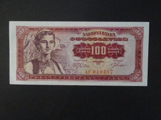 100 Dinara 1963, BNB. B401a, Pi. 73