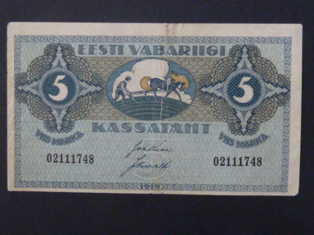 5 Marka 1919, BNB. B107a, Pi. 45