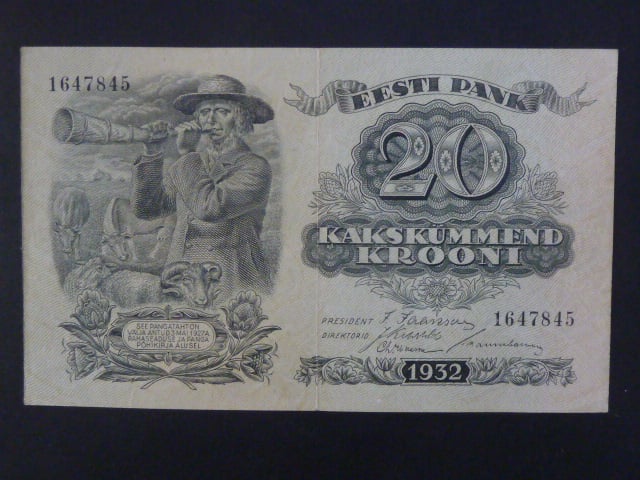 20 Krooni 1932, BNB. B209a, Pi. 64