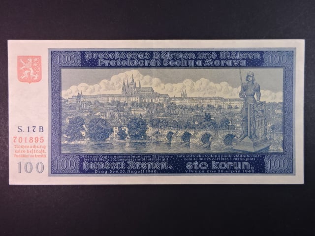 100 K 1940, série 17 B I. vydání