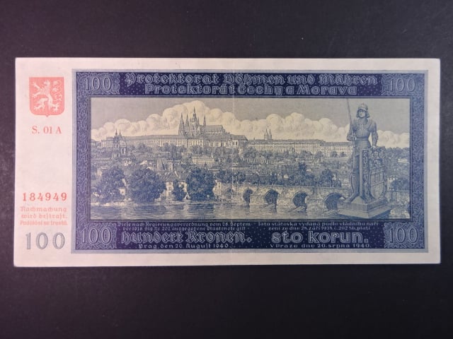 100 K 1940 série 01 A, II. vydání, první série