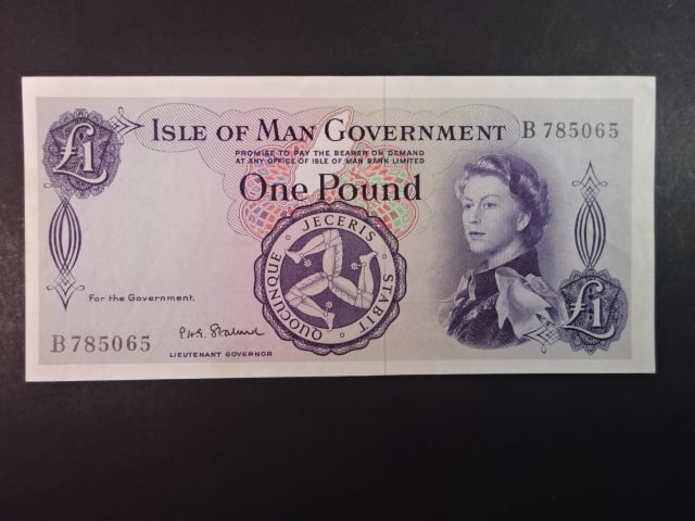 1 Pound 1967, BNB. B102b, Pi. 25