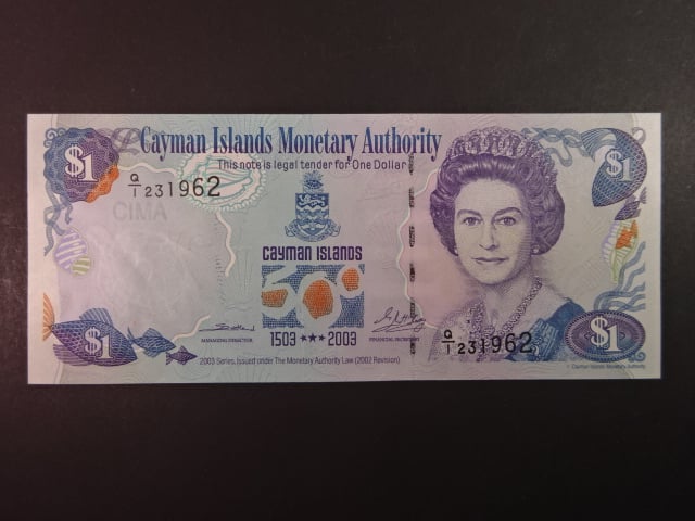 KAJMANSKÉ OSTROVY, 1 Dollar 2003, BNB. B210a, Pi. 30
