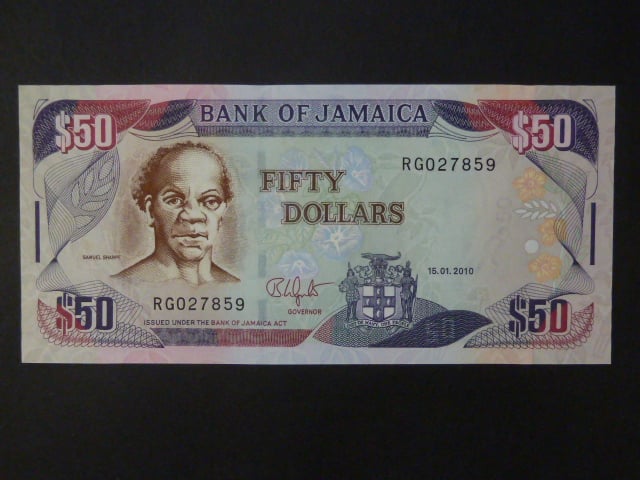 JAMAJKA, 50 Dollars 15.1.2010, BNB. B238e, Pi. 83